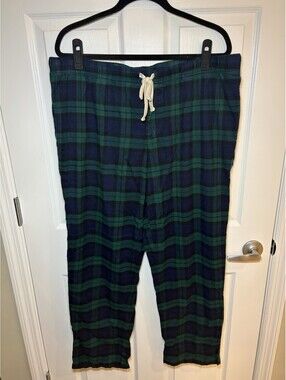 Vineyard Vines Men’s Flannel Pajama Pants Size XL Black Watch Plaid